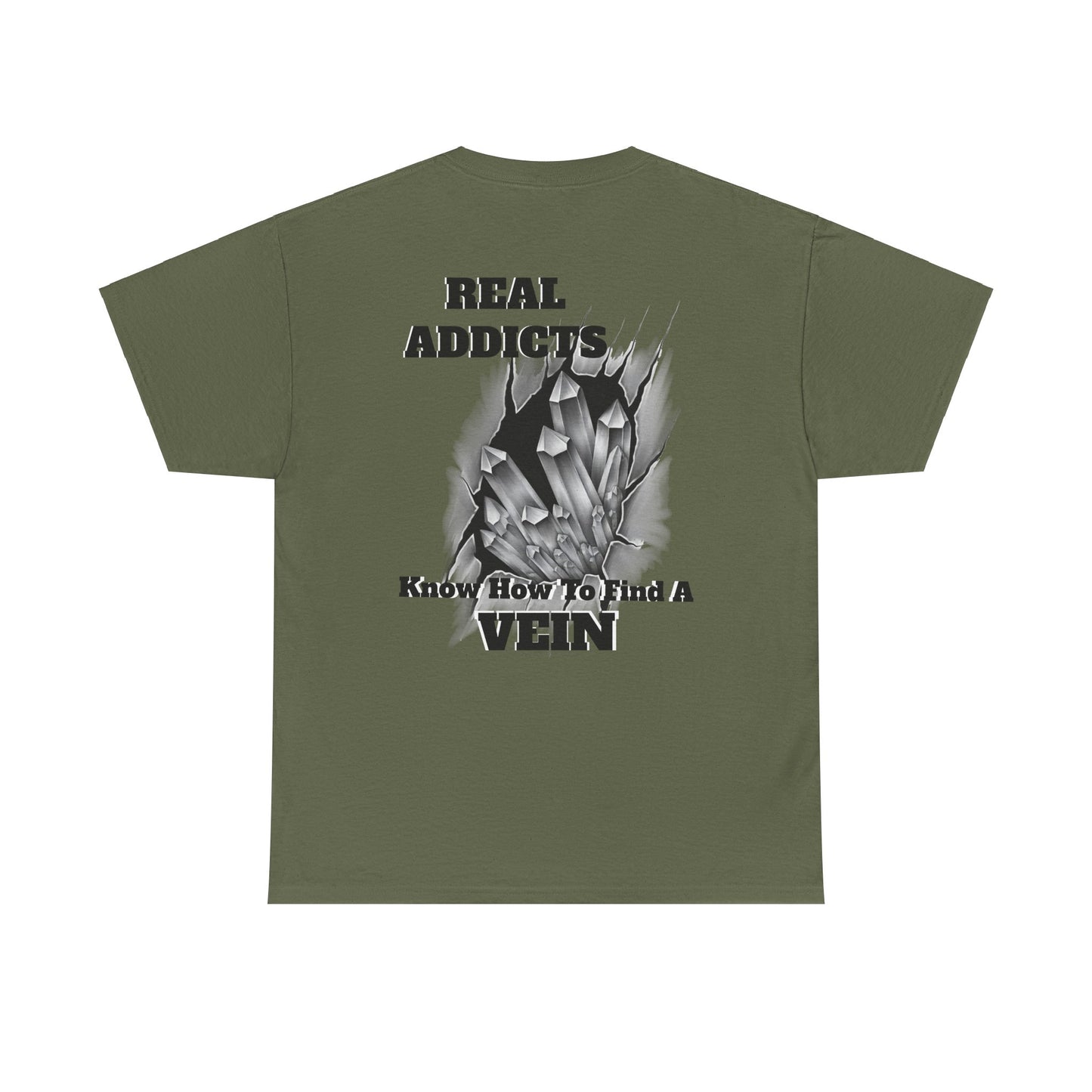 Coal Region Crystals Merch- Real Addicts Rockhounding Tee